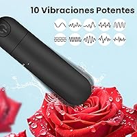 Vista 3 de Masajeador de espalda eléctrico de mano - Mini cuello de tejido profundo de mano impermeable y recargable Negro