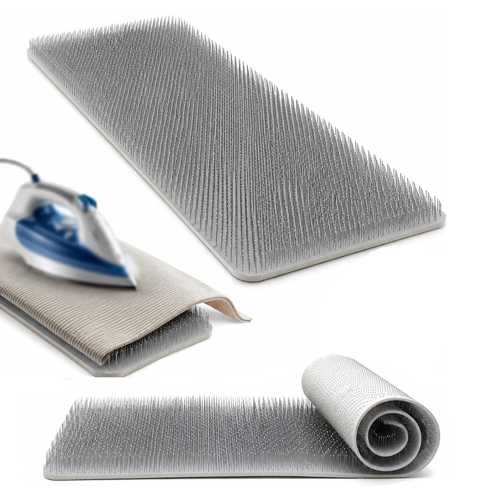Tabla De Planchar De Acero Inoxidable para Terciopelo, Herramienta De Planchado De Telas A Prueba De Aplastamiento con Agujas Finas De 16 Cm, Tabla De Acabado para Terciopelo, 30cm