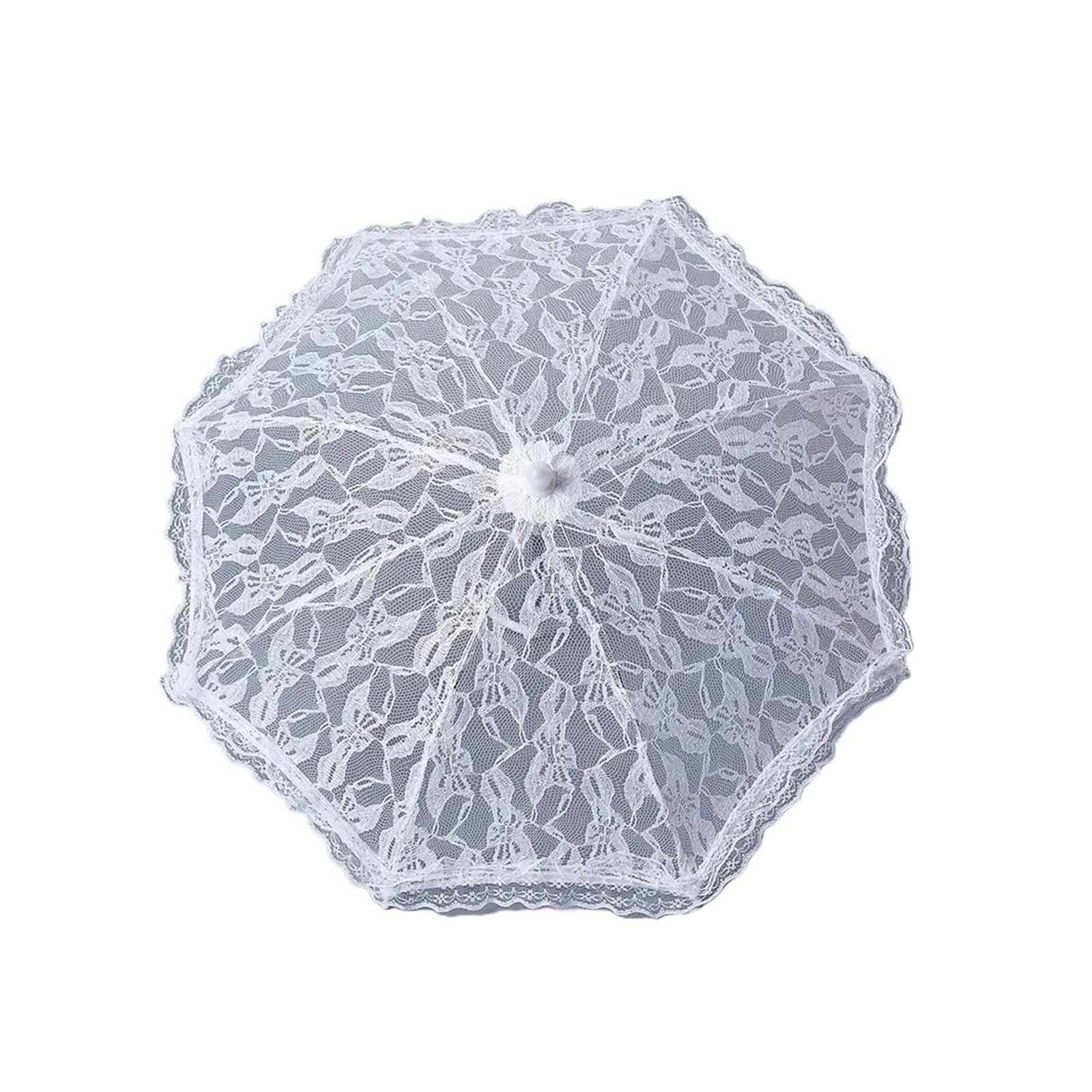 2 pièces Parapluies en dentelle élégants for femmes Pour La Décoration