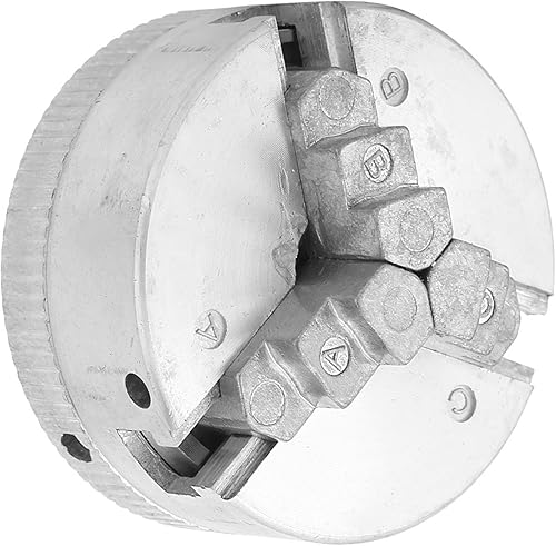 Miniatura 9 de Z011 Micro Torno Mandril, Aleación de Zinc 3-Jaw Chuck Clamp Accesorio con Dos Varillas de Bloqueo para Mini Torno de Metal