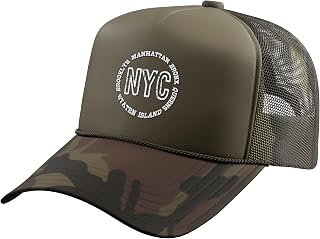 NYC Five Boroughs Trucker Hat with Adjustable Mesh Back