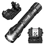 ULTRAFIRE 1000 High Lumen Tactical EDC Flashlight with Holster&comma;Single Mode Police Flashlight with Belt Holder&comma;Bright Law Enforcement Flashlight with Holster for Duty Belt T1 PRO