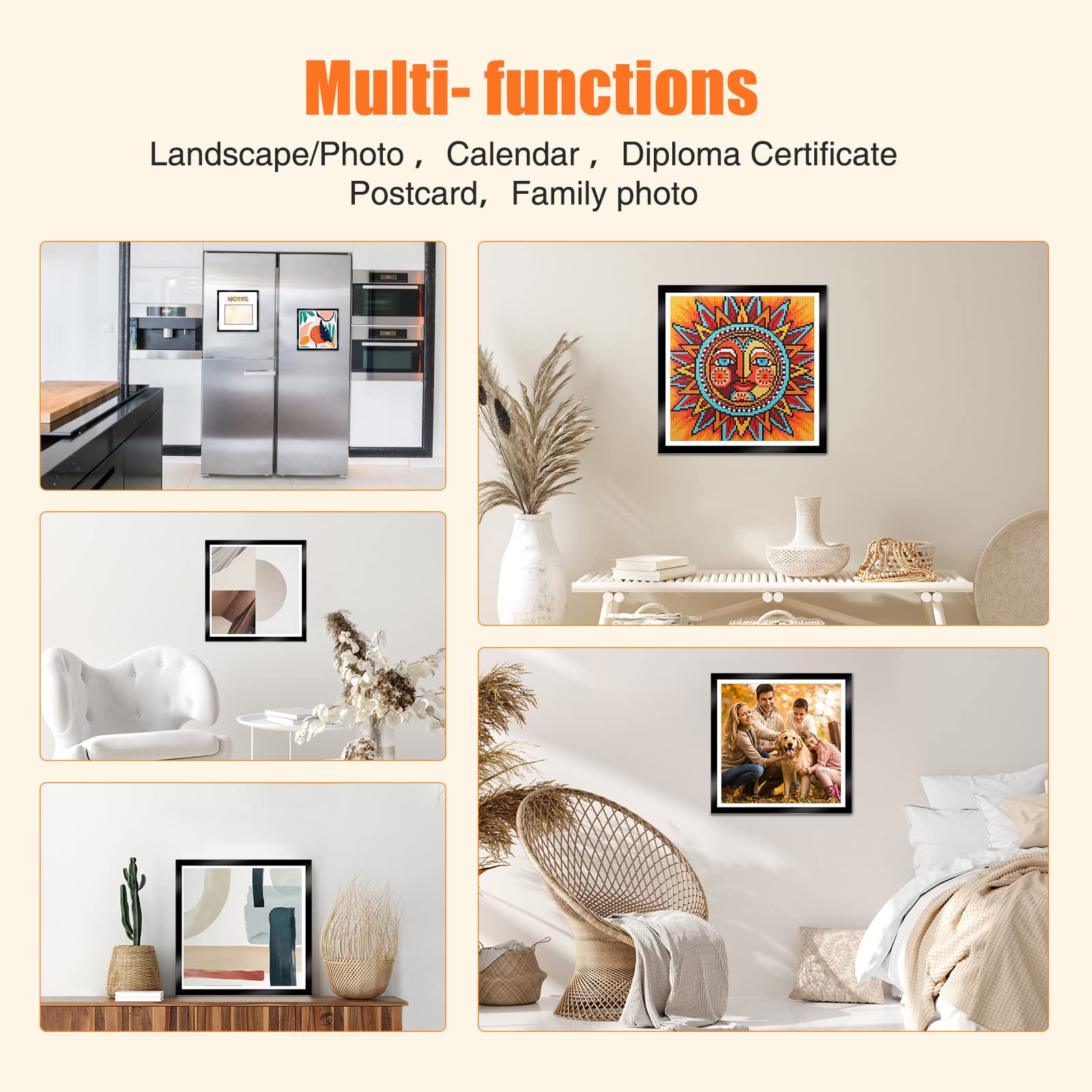 Amazon.com: GHHKUD 2Pack Diamond Painting Frames, Frames for