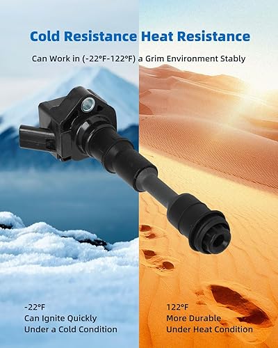 Vista 1245 de ECCPP Bobinas de encendido portátiles de repuesto para automóvil compatibles con Infiniti I30/para Nissan Maxima 3.0L V6 2000-2001 Reemplazo