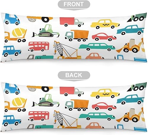 Miniatura 3 de Fundas de almohada de poliéster con diseño de caricaturas, fundas de almohada suaves para sofá cama, 20 x 54 pulgadas