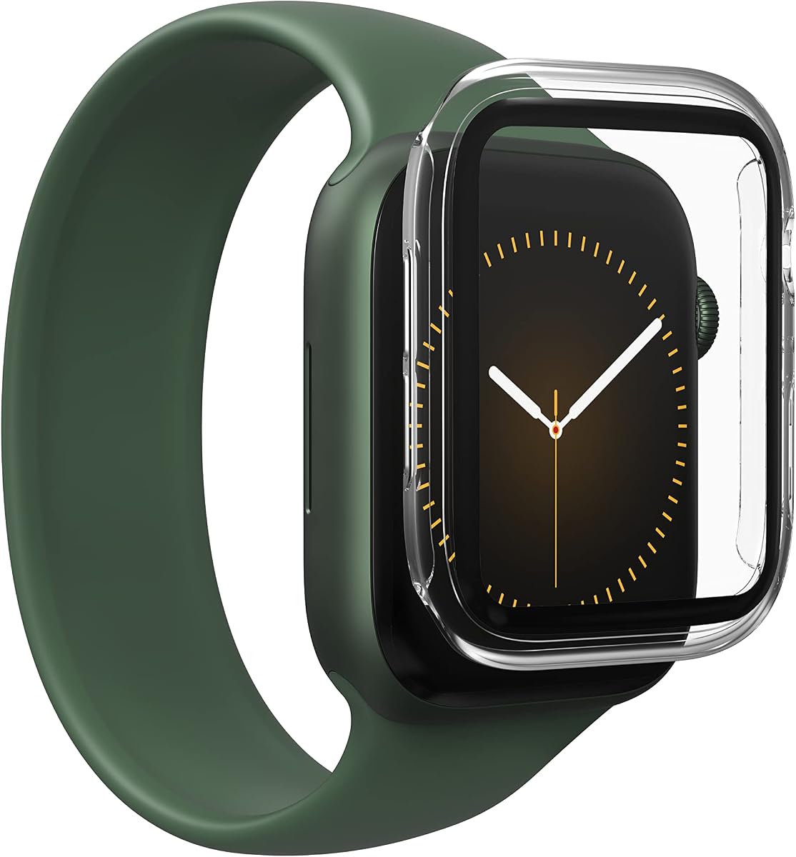 ZAGG InvisibleShield Glass Elite 360 for Apple Watch SE 3/9/ 8/7 41mm/ 40mm Face, Integrated Bumper and Screen Protector for 360-degree protection – Advanced clarity