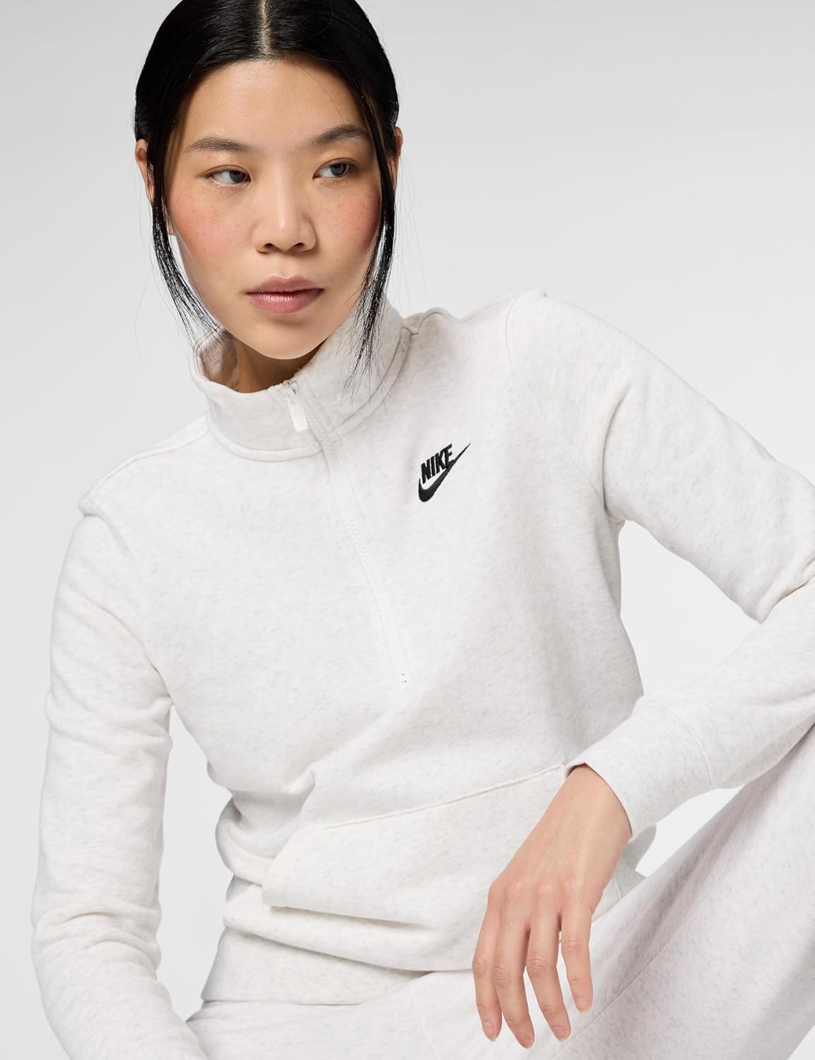 Nike Women's Sportswear Club Fleece 1/2-Zip Sweatshirt - Image 5