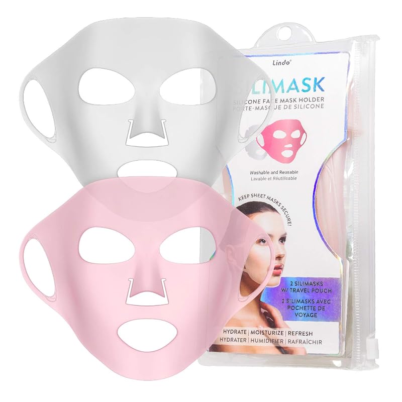 Lindo Silimask Cobertura Facial Reutilizável de Silicone para Máscaras de Tecido