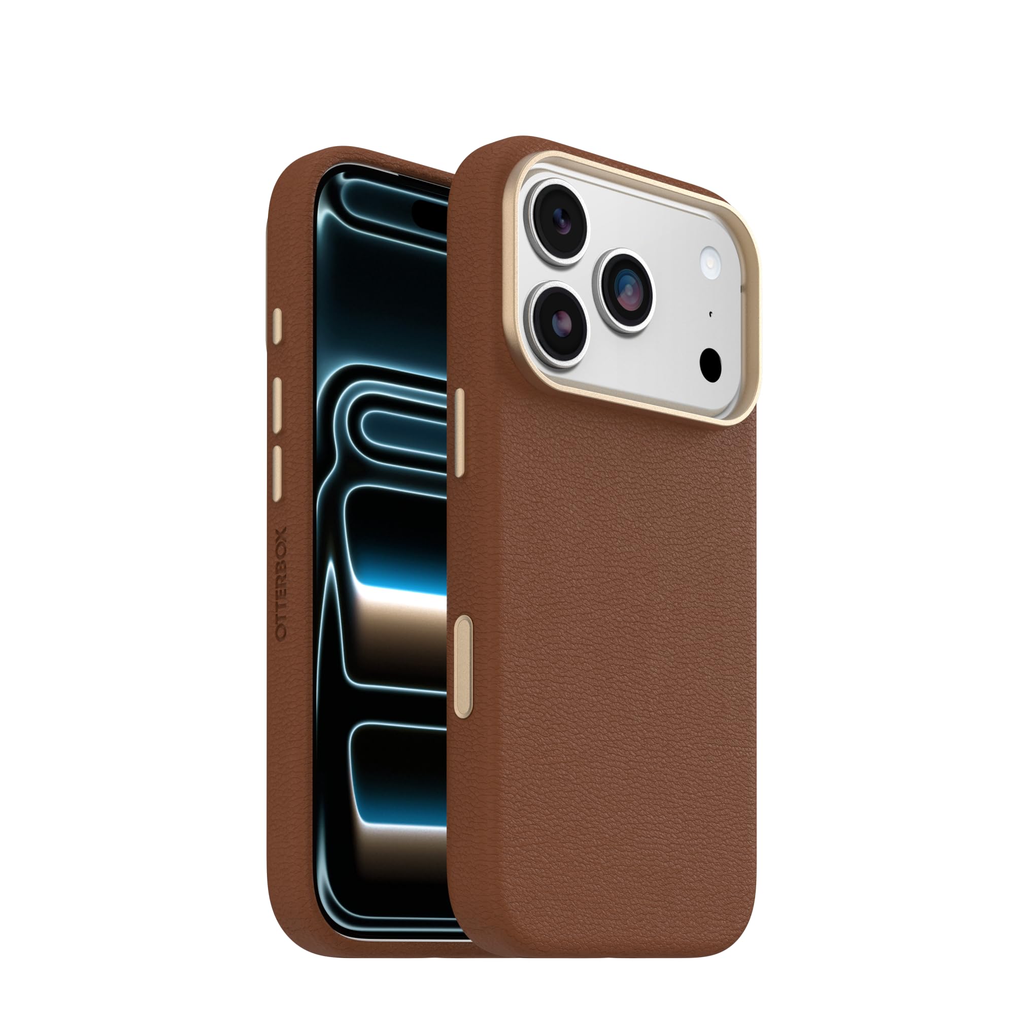 OtterBox iPhone 17 Symmetryシリーズ カクタスレザー OtterBox Capa de couro de cacto para iPhone 17 Pro Symmetry Series