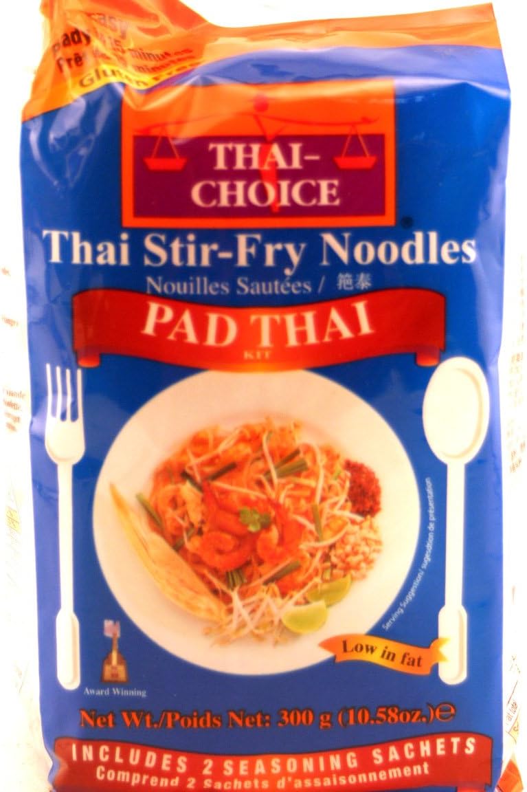 Thai Choice Pad Thai Noodle Kit (Thai Stir-Fry Noodles) - 10.58oz (Pack of 3)