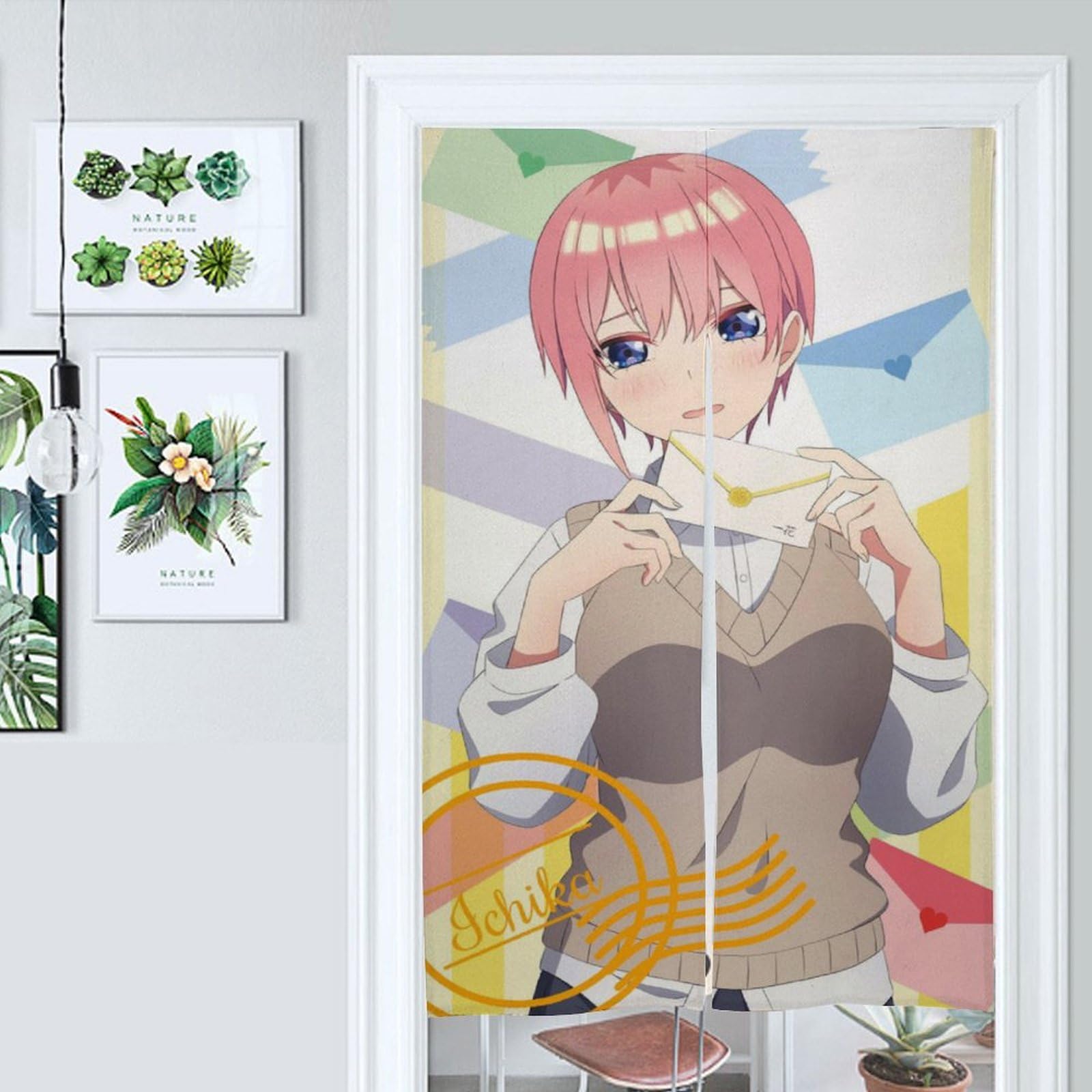 Amazon.co.jp: 五等分の花嫁 中野一花 のれん 暖簾 おしゃれ 仕切り