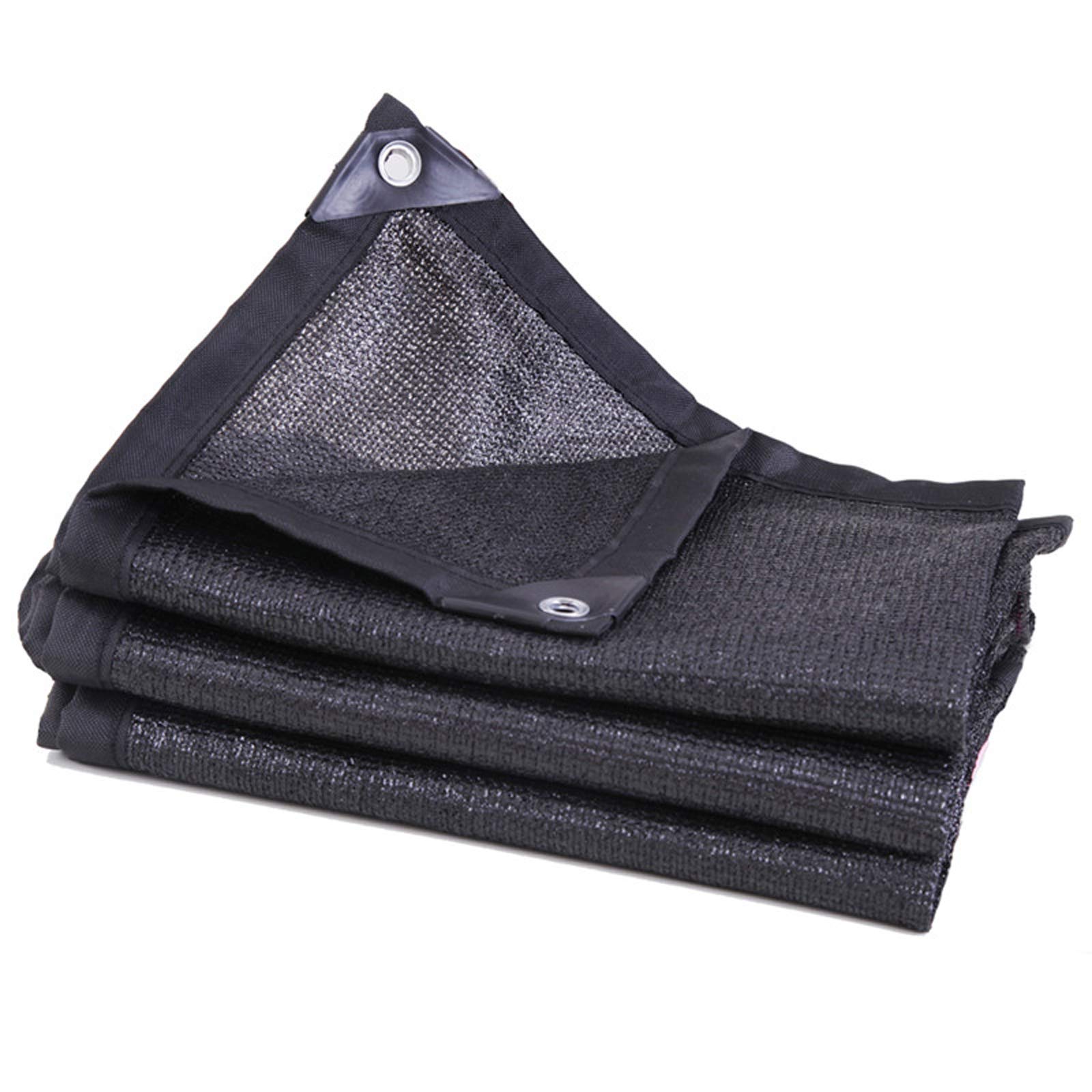 80% Paño be Sombra,Malla Sombreadora Sun Net Negro,Malla be Ocultación para El Hogar,Malla de Sombreo Permeable Al Aire,para Patio,Jardín,Cochera,Disponible en 43 Tamaños (5x10m)