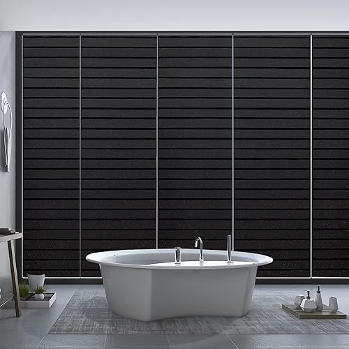 Miniatura 6 de Viseeko Película de tinte de ventana para el hogar, opacidad total, 100% bloqueo de luz, bloqueo UV, película de oscurecimiento de ventana para