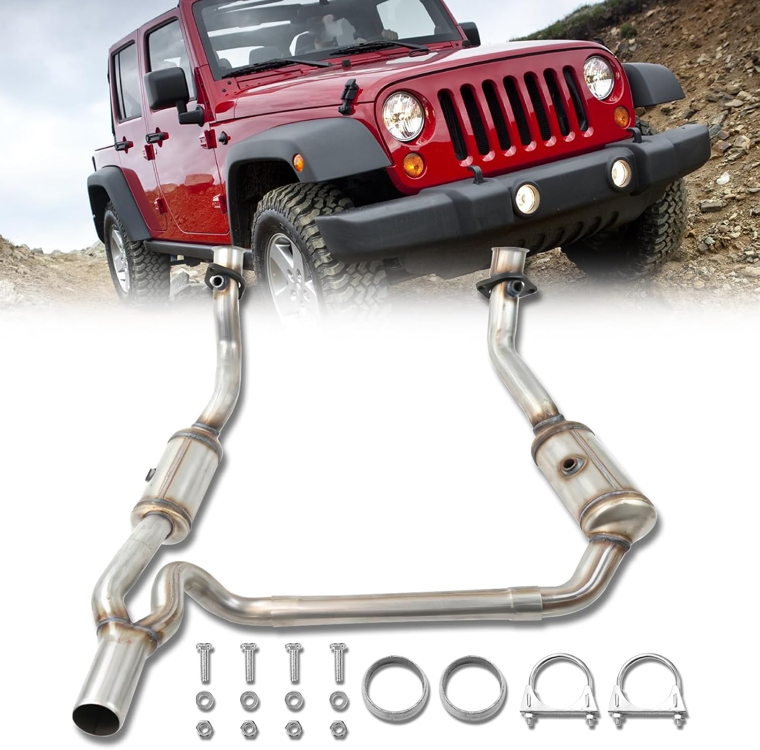 Catalytic Converter Compatible with 2010 2011 Jeep Wrangler 3.8L (EPA Compliant)