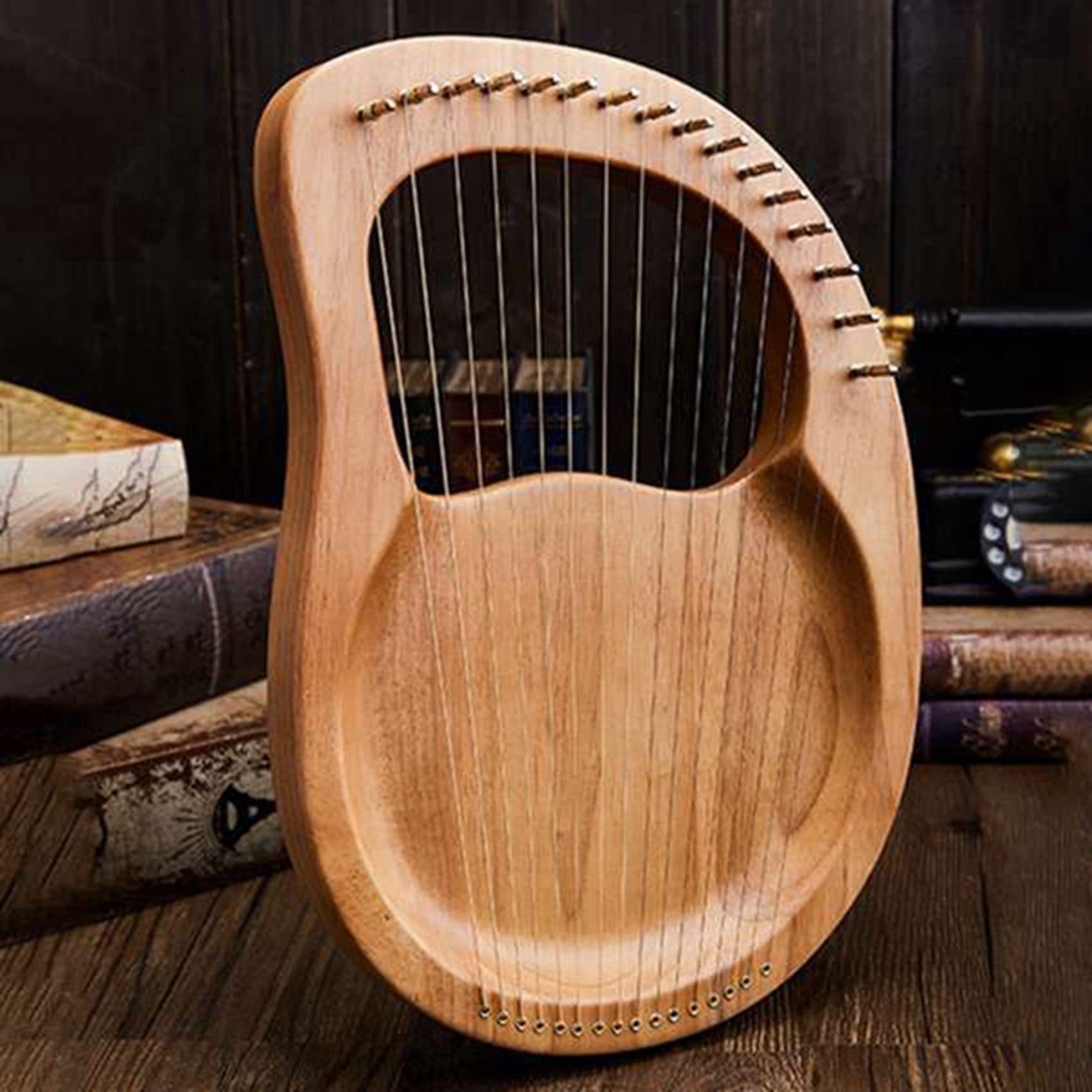 VENEKA 100 Pezzi Chiodi per Sintonizzazione E 100 Pezzi Rivetti, con Chiave per Accordatura Un Forma di L, per Strumento Un Corde Musicale Arpa Piccola Arpa Lira