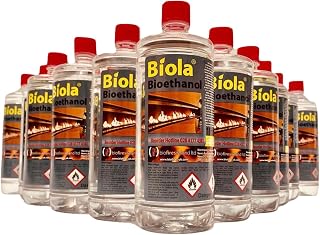 BIO ETHANOL 'BIOLA' SUPERIOR FUEL 24L FREE NEXT DAY DELIVERY UK and IRELAND. (M0NDAY -FRIDAY) Smoke-Free, Odour-Free Bioethanol Fuel for use in fires and stoves.