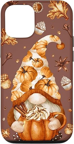 iPhone 1212 Pro Otoño Gnomo Amor Calabaza Especia, Otoño Yall Y Caso de Acción de Gracias