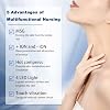 Face Massager Facial Lifting Device Electric Anti-Wrinkle Neck Massage Lift Machine Skin Toning Devices Microcurrent Sculpting Therapy Gua Sha Tool Women 7 LED Colors 4 Modes