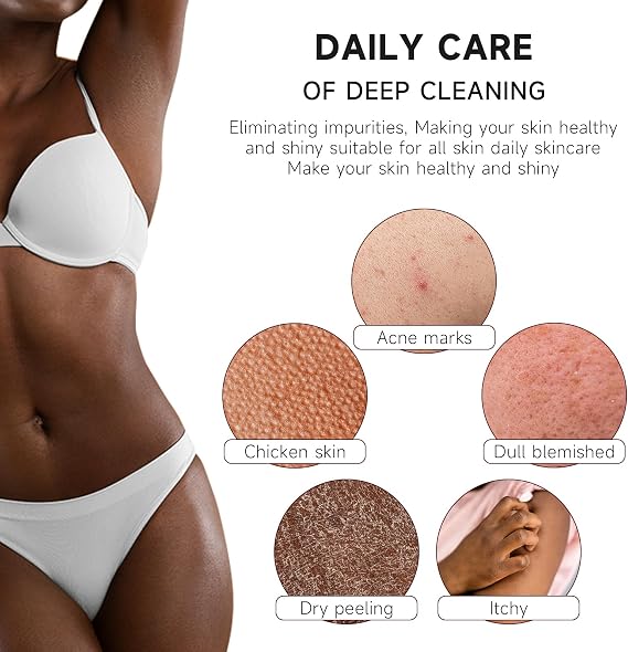 Metene 3 Pieces African Exfoliating Net, Colorful African Net Cloth, Long African Net Sponge Body Scrubber for Use in Shower, Bath Shower Wash Cloth for Skin Smoother Daily Use (Pink,Purple,Yellow)