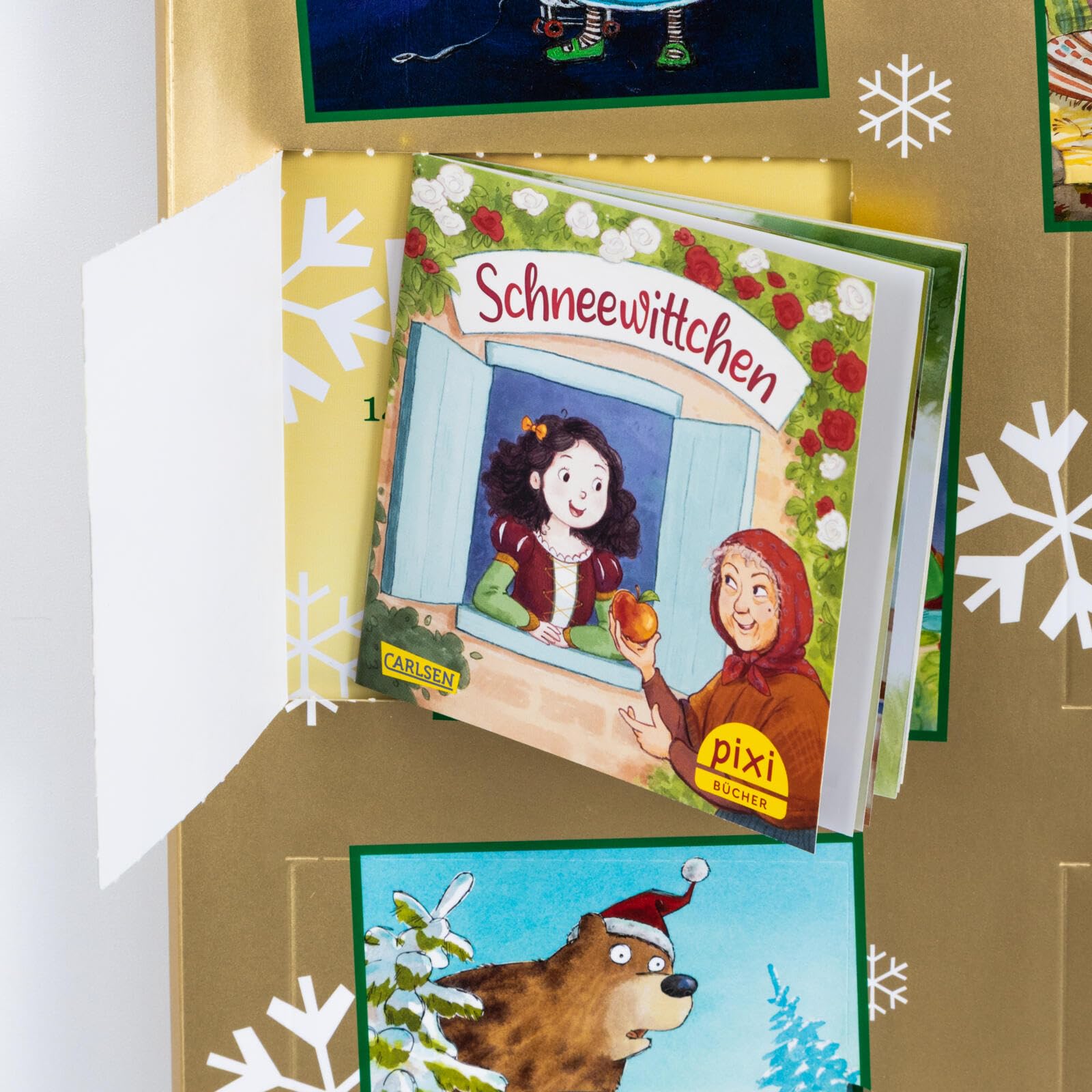 Pixi Adventskalender GOLD 2026: Adventskalender mit 24 Weihnachts-Klassikern als Pixi