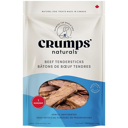 Crumps' Naturals Beef Tender Sticks for Pets, 1.9-Ounce