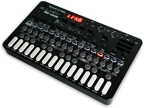 Sonicware Liven 8bit Warps [8-bit Synthesizer with 4-track Looper] Portable, Battery-Powered & Built-in Speaker for On-the-Go Sound Creation, Covering Chiptune, Game Music, and Ambient Music