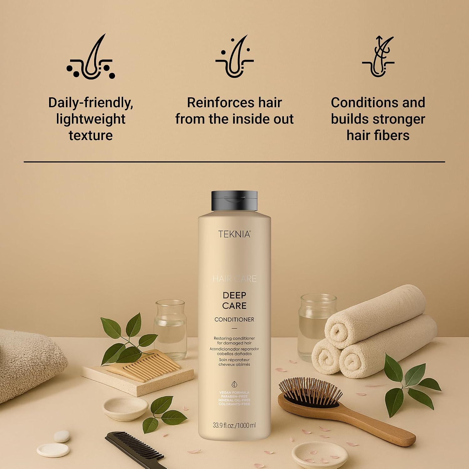 LAKMÉ Teknia Deep Care Conditioner, Repairing Conditioner for Damaged Hair