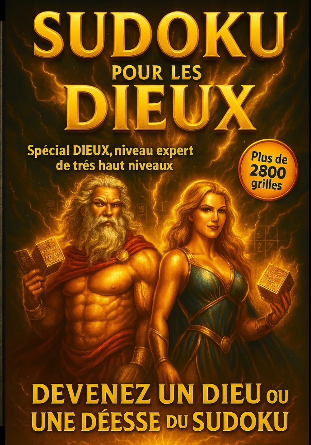 SUDOKU Pour Les DIEUX: Spécial DIEUX ,niveau expert de très haut niveau ,personnes très expérimenté ,muscle son cerveau ,idéal cadeau anniversaire ou ... plus de 800 pages en haute qualité d'expert