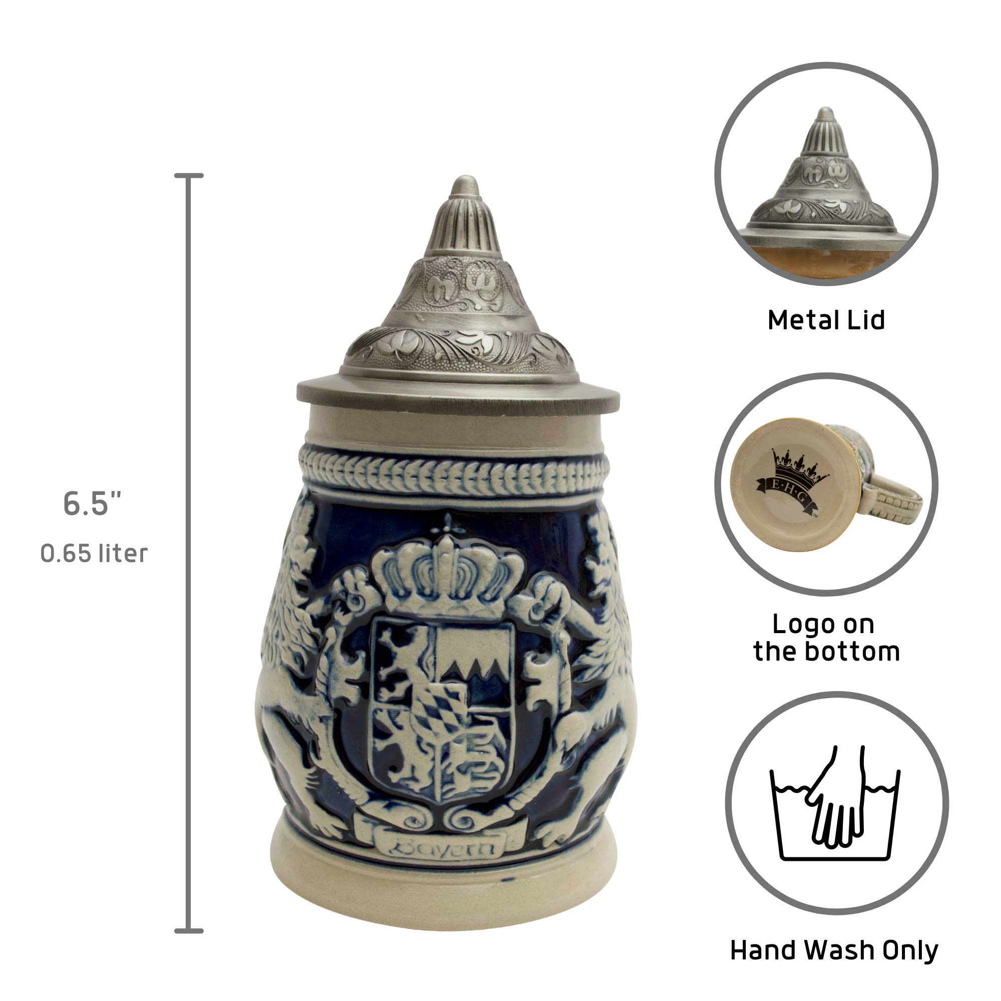 Amazon.co.jp: 0.65リットル | OktoberfestHaus ドイツギフト 男性用