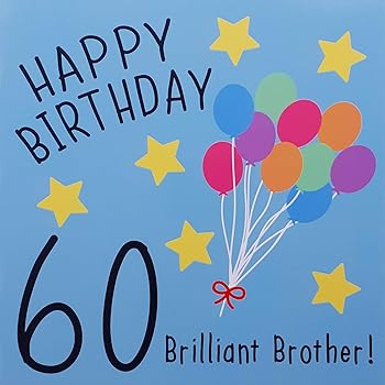 Jonny Javelin Special Brother 60th Birthday With Love Card - View #10