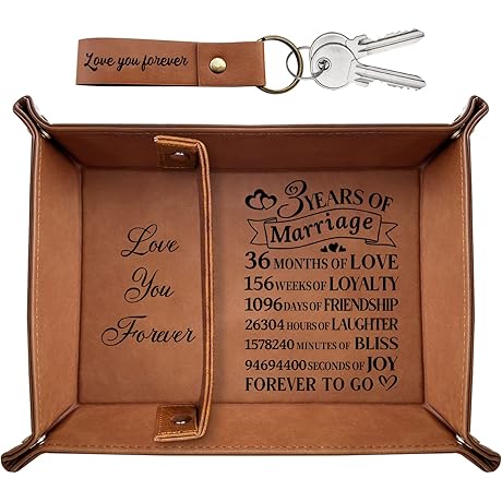 XIKAINUO 3-Year Anniversary Romantic Gift for Her