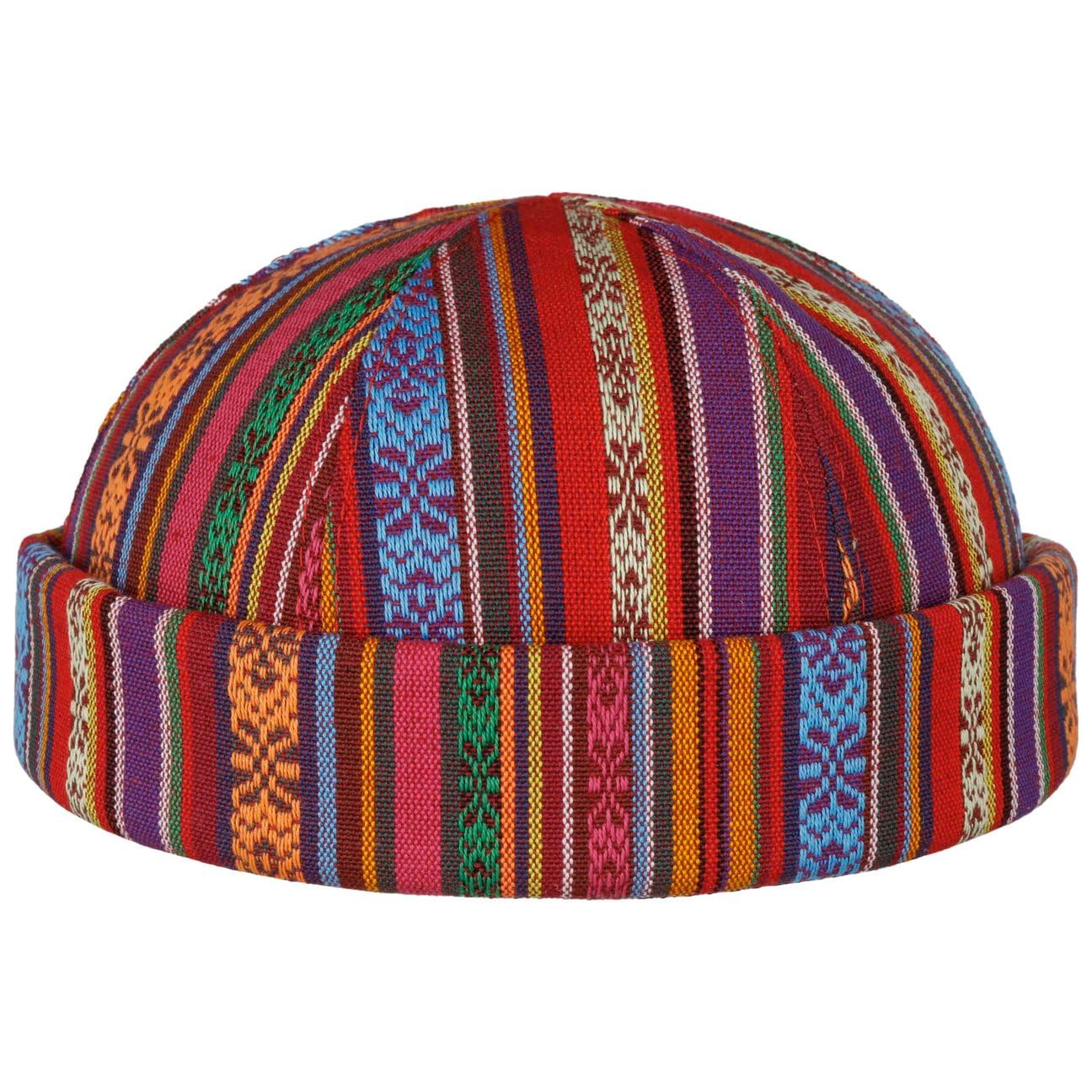 CHAPEAUSHOP Fresh Stripes Bonnet Docker Design Raye Fabrique en Italie Homme Printemps Ete