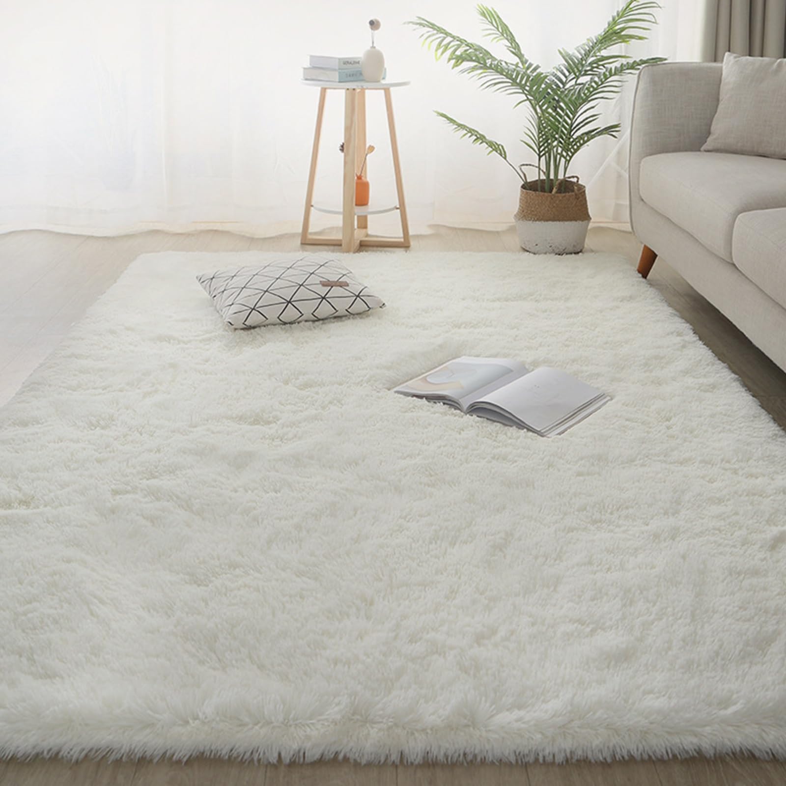 Tapis pour salon antidérapant et lavable grand format 205 x 315 cm