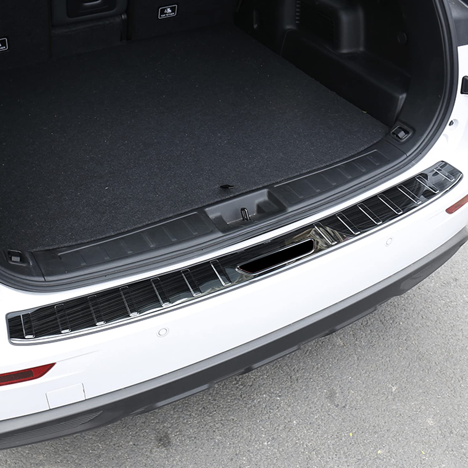 Protection Pare-chocs Arrière Acier Inoxydable Pour Mitsubishi Outlander 2022-2025 - Adhésif 3M - Anti-rayures - 9