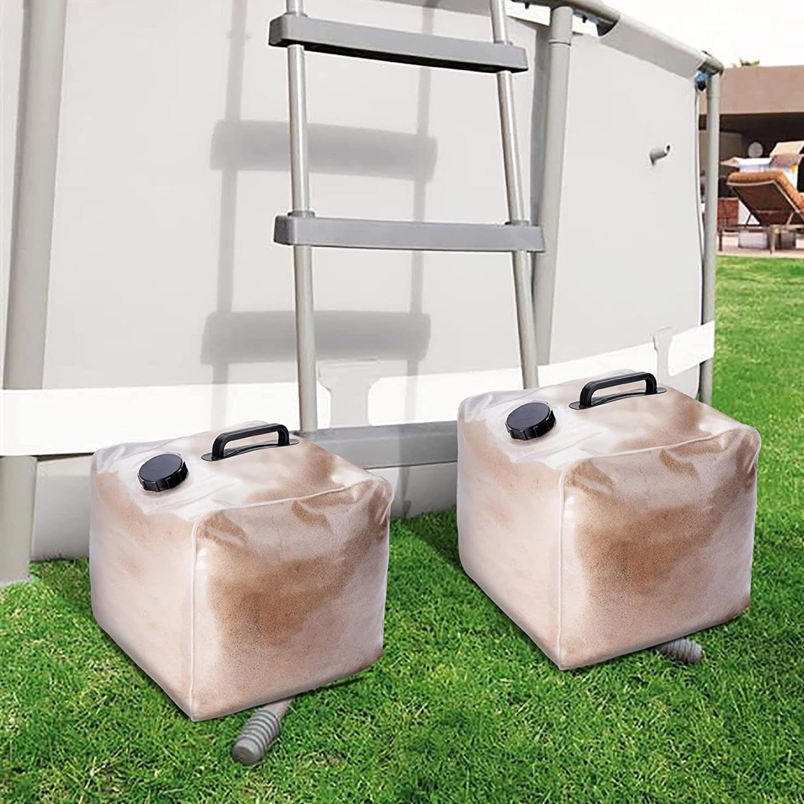 AREBOS Scala Per Piscina Gradini Per Piscina Scala Di Accesso 4 Gradini - Foto 4