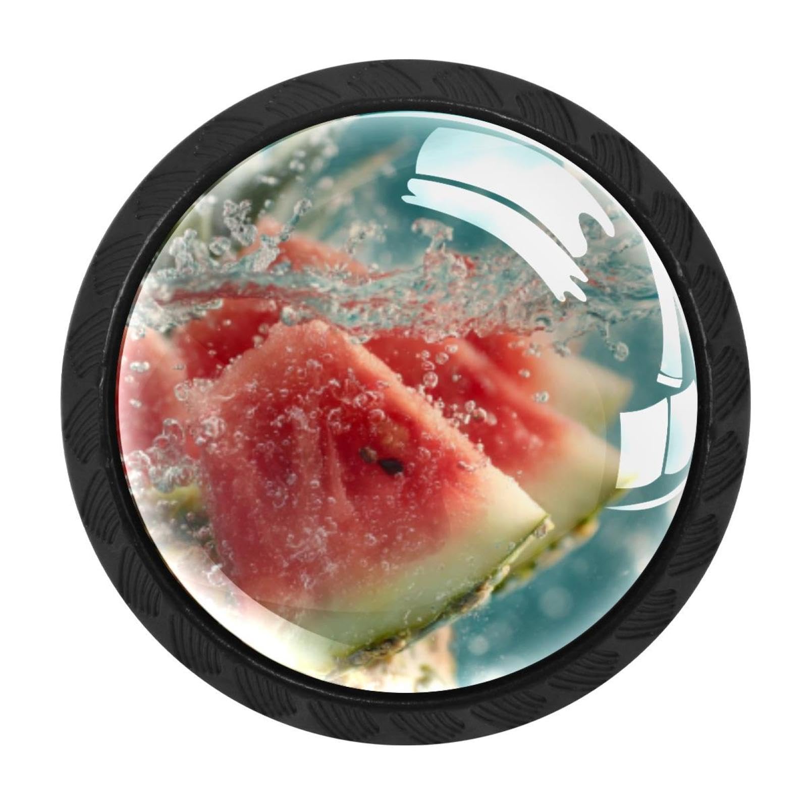 CHENZZZZ 4 Pack Summer Fruit Watermelon Pineapple Drawer Knob Cabinet Hardware