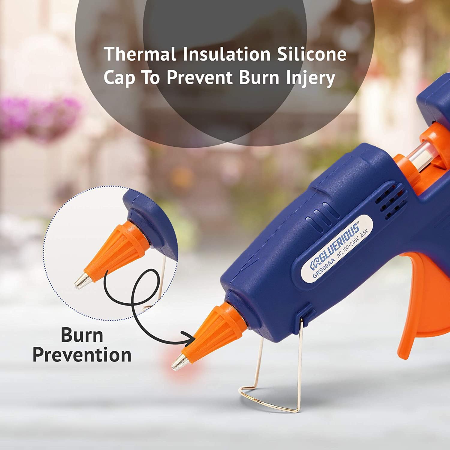Mini Hot Glue Gun With 30 Glue Sticks Kit + 200 pcs Hot Glue Sticks Pack