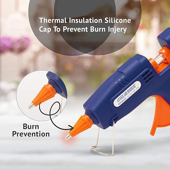 Mini Hot Glue Gun With 30 Glue Sticks Kit + 200 pcs Hot Glue Sticks Pack