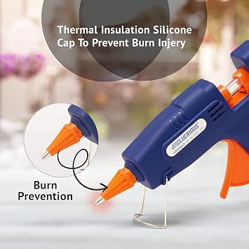 Mini Hot Glue Gun With 30 Glue Sticks Kit + 200 pcs Hot Glue Sticks Pack