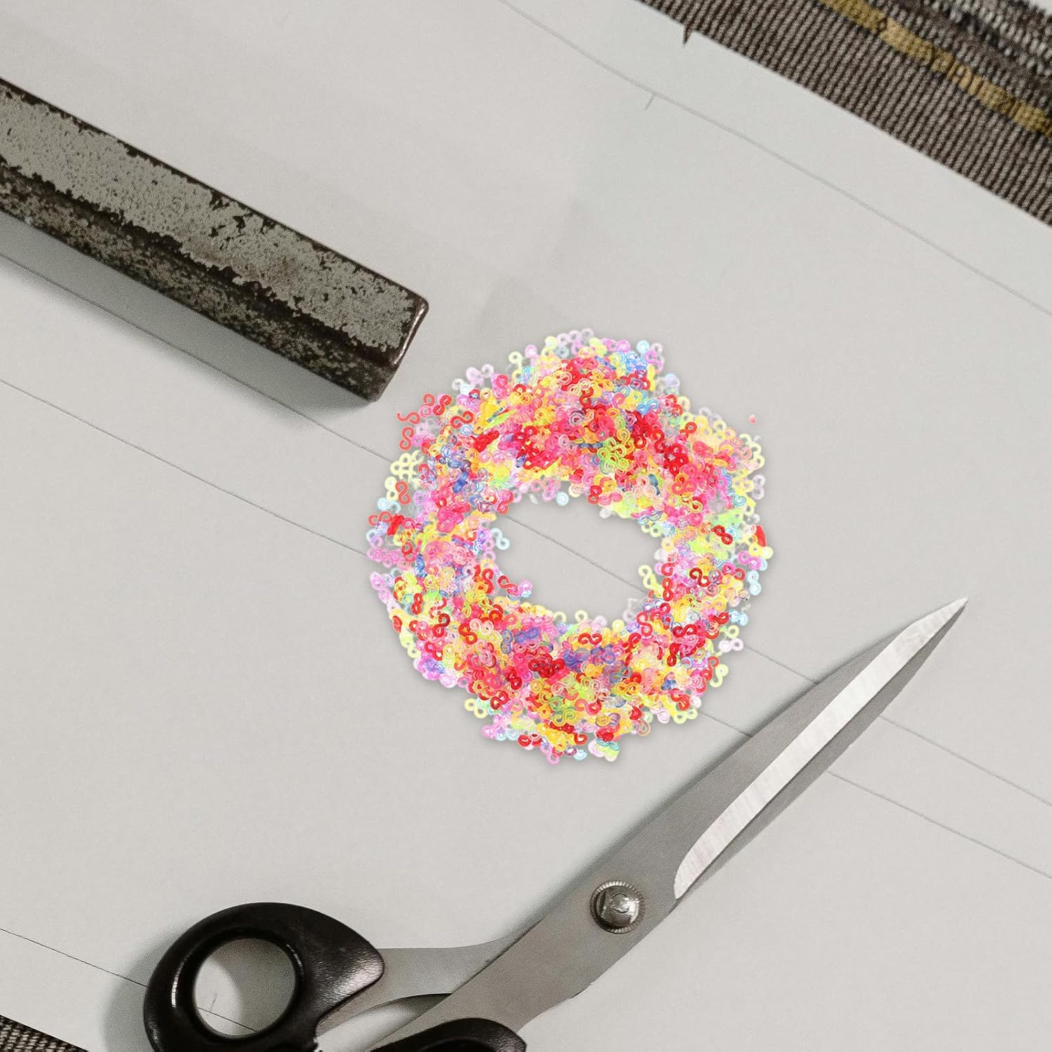 Yardenfun 2000pcs Plastic S Clips for Bracelets, Colorful Craft Connectors image 5