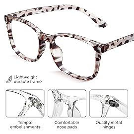 livho High Tech Blue Light Glasses - Advanced Blue Light Blocking Computer Glasses - Screen Fatigue & UV Protection