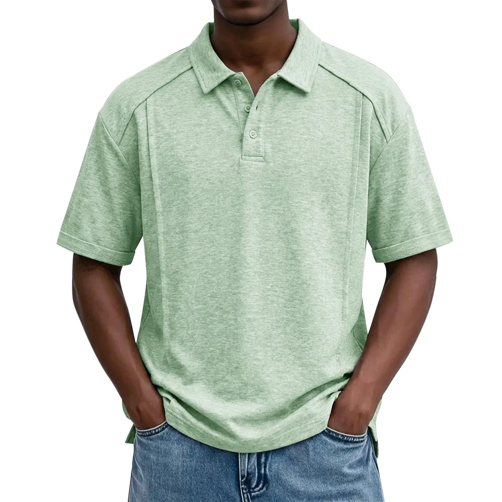 Polo Hombre Manga Corta Trabajo Deportivo Casual Polos para Hombre Moda Gym Running Camisetapolo hombrePara El Da Da