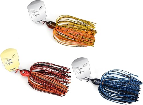 Miniatura 11 de MadBite by KastKing Bladed Jig Fishing Lures, Multi-Color Kits, Irresistible Vibrating Action, Sticky-Sharp Heavy-Wire Needle Point Hooks, Popular