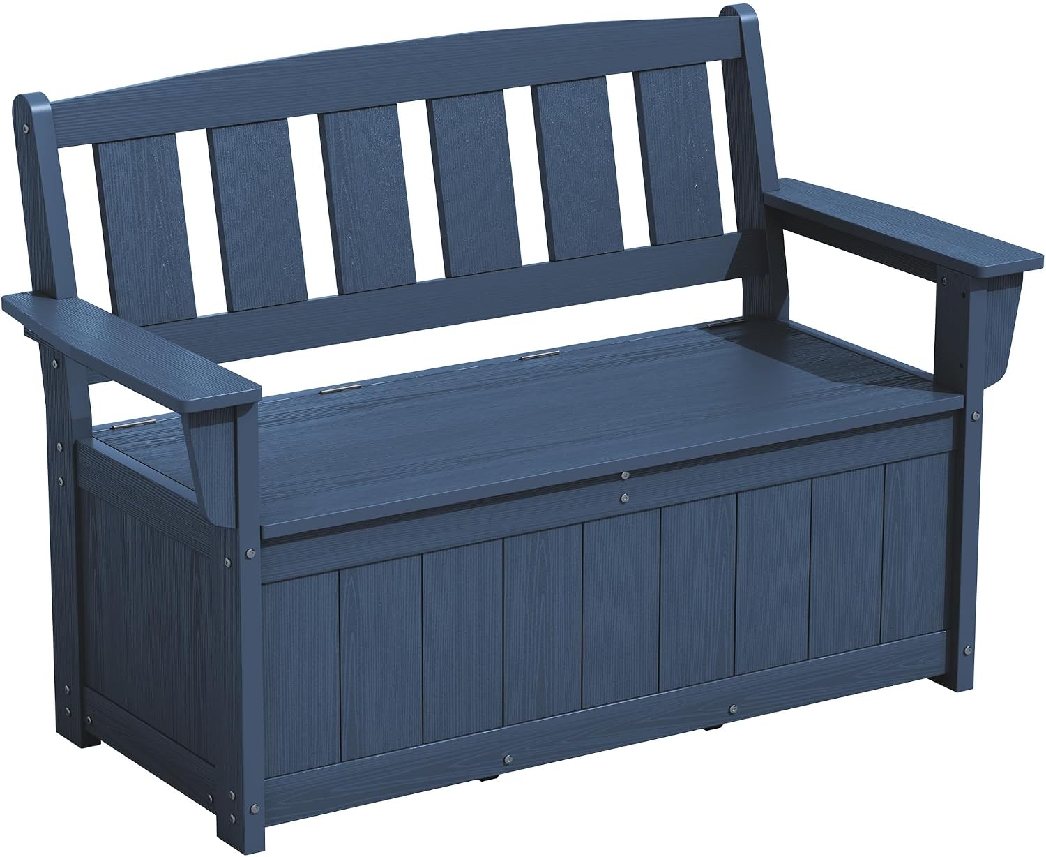 SERWALL HDPE Outdoor Storage Bench Review: Durable 57-Gallon Deck Box for Garden Tools & Patio Seating