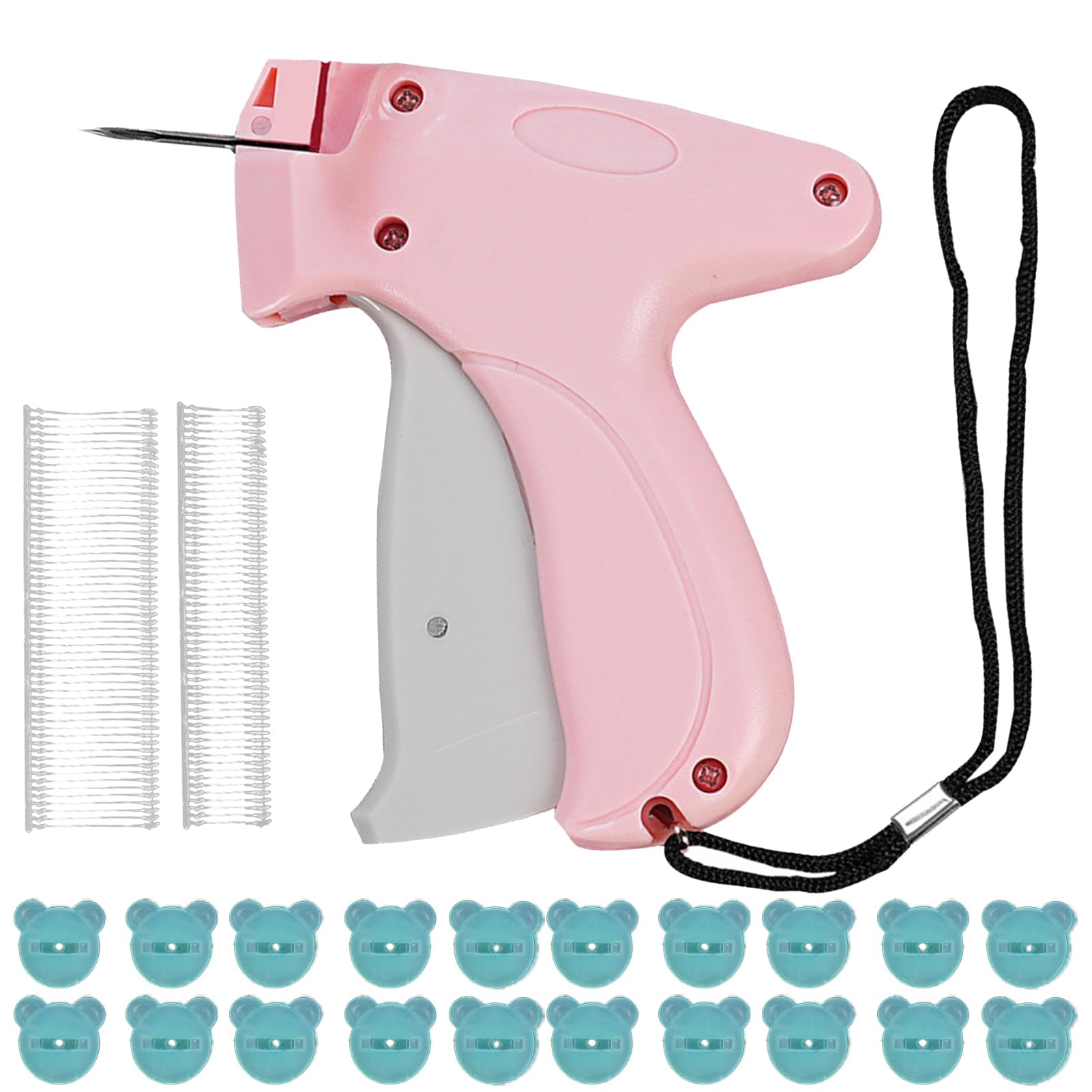 Quick Clothing Fixer Gun, Mini Quick Repair Garment Sewing Machine, Quick Stitch Sewing Gun Instant Button Garment Connector, Stitchy Quick Clothing Fixer Button Attacher Tool No Sew (660Pcs)