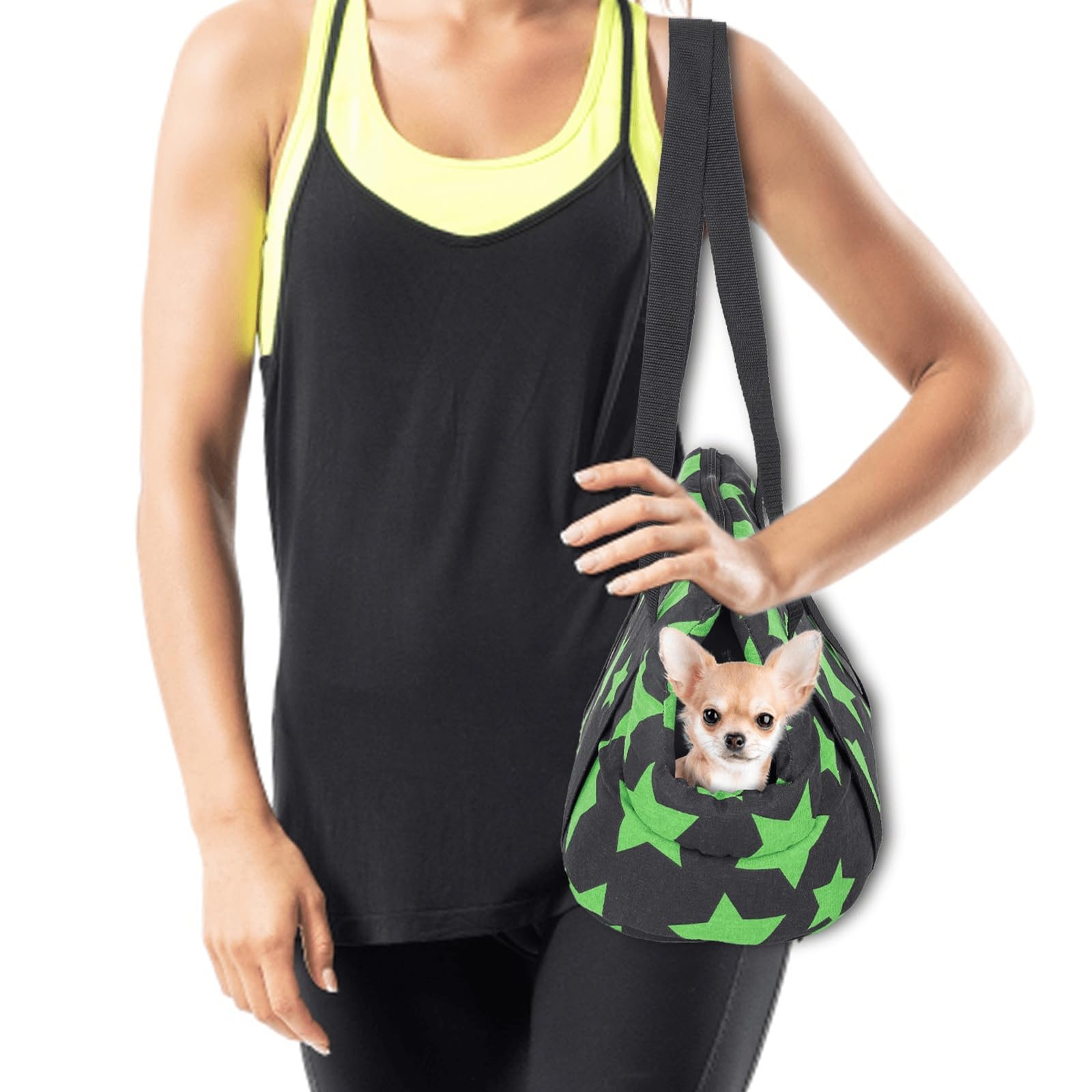Sac pour animaux de compagnie imprimé pour les promenades et trajets urbains