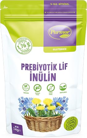 Parmor  n lin Prebiyotik Lif - Hindiba  1 Kg Ambalaj INULIN