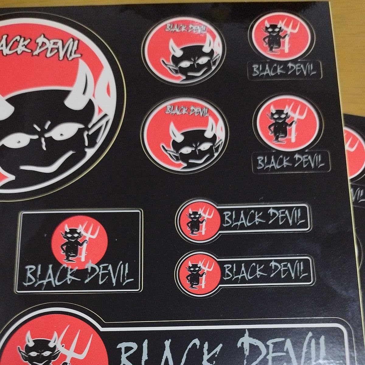 Amazon.co.jp: ブラックデビル ステッカー 3枚 : おもちゃ