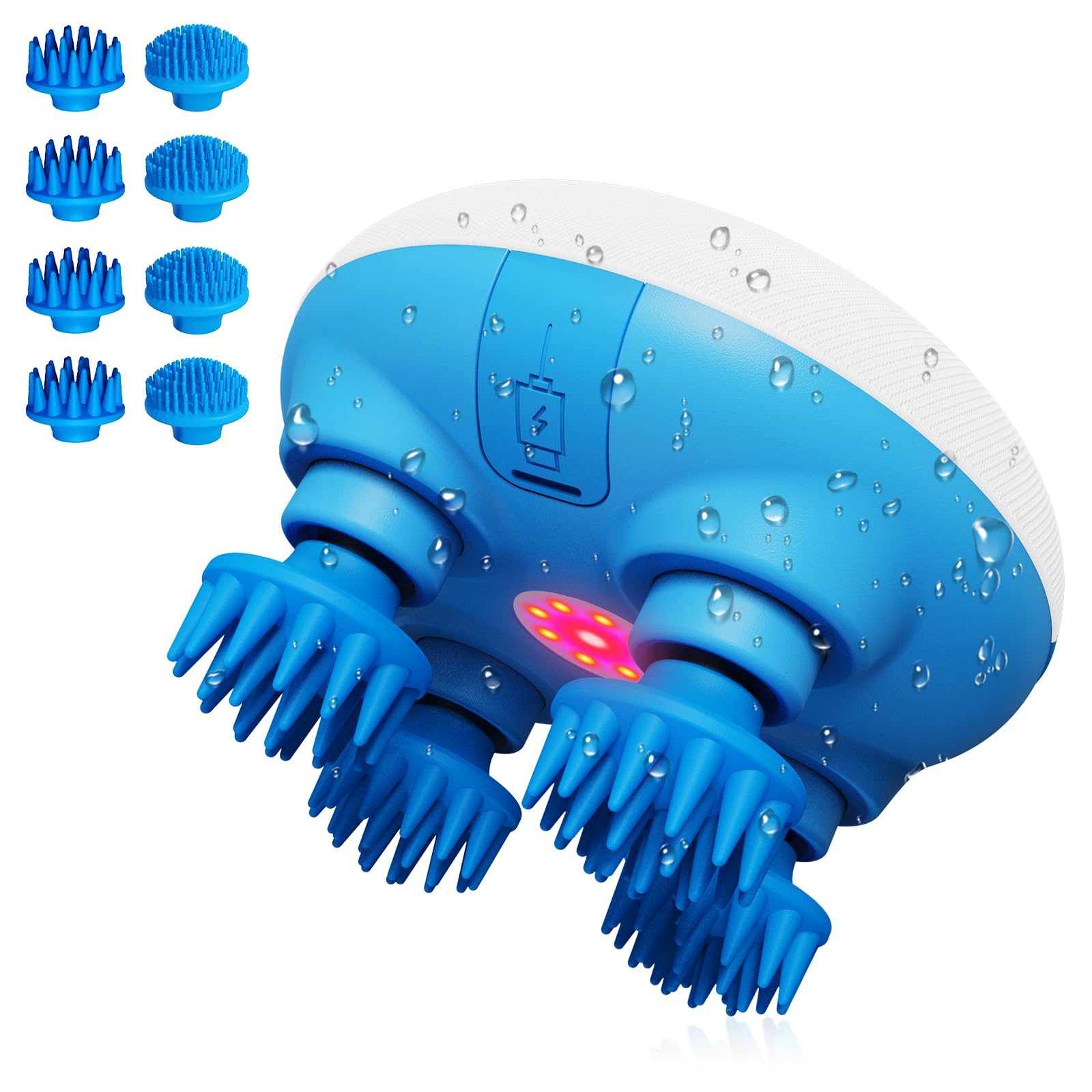 Amazon.co.jp: ヘッドスパ 電動頭皮ブラシ IP67防塵防水 180g超軽量