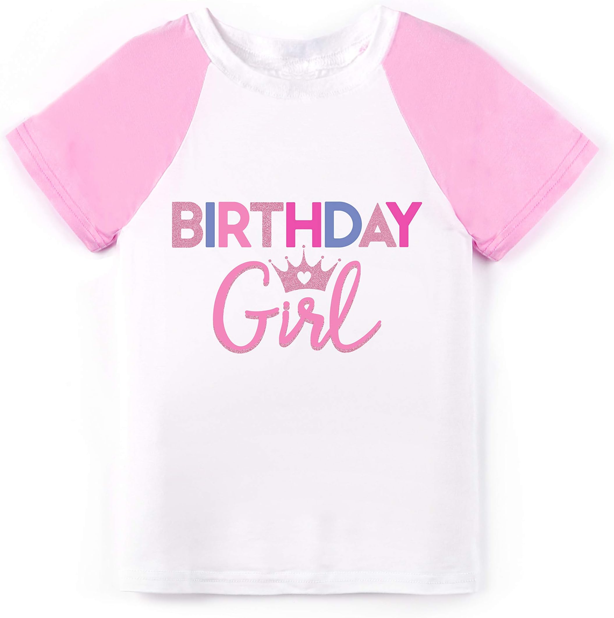 Wild and HappyBirthday Girl Princess Tshirt for Kids Party Shirt Ultra Soft Tees